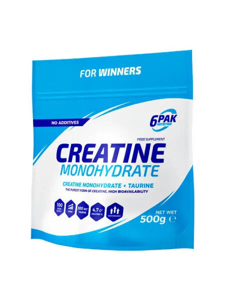 6PAK Creatine Monohydrate 500g