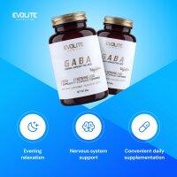 Evolite Nutrition Gaba 375mg 180 Vegecaps