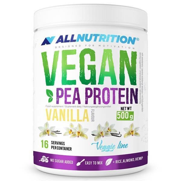 ALLNUTRITION Vegan Pea Protein 500g Vanilla