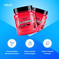 Evolite Nutrition Glutamine 400g Strawberry