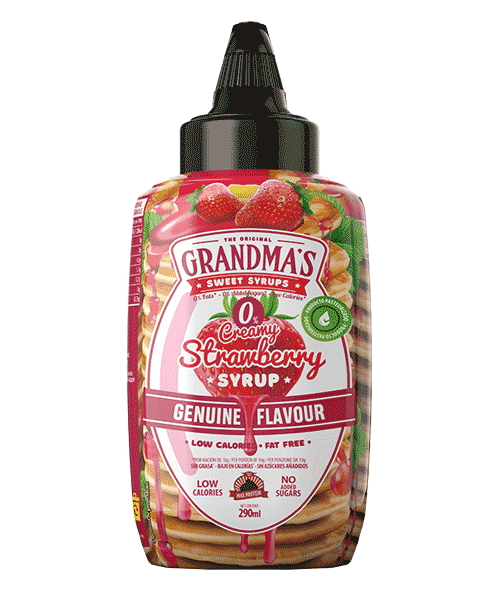 Max Protein Grandmas Sweet Syrups 290ml Strawberry