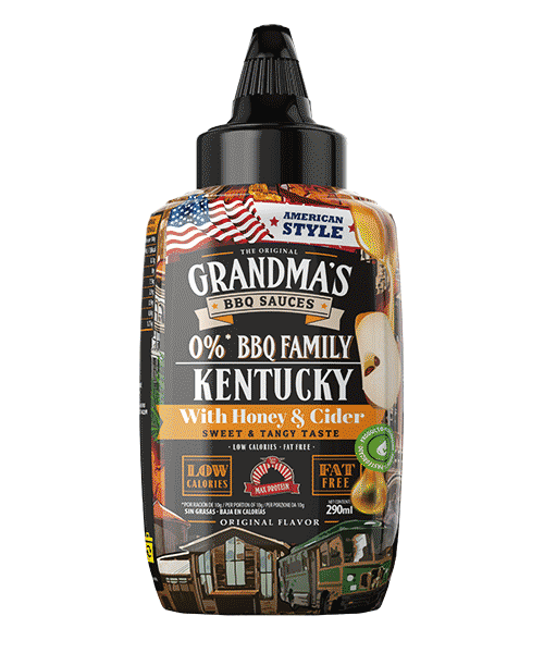 Max Protein Grandmas BBQ Sauces 290ml Kentucky With Honey & Cider