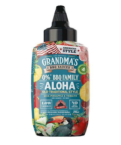 Max Protein Grandmas BBQ Sauces 290ml Aloha with Pineapple & Tomato
