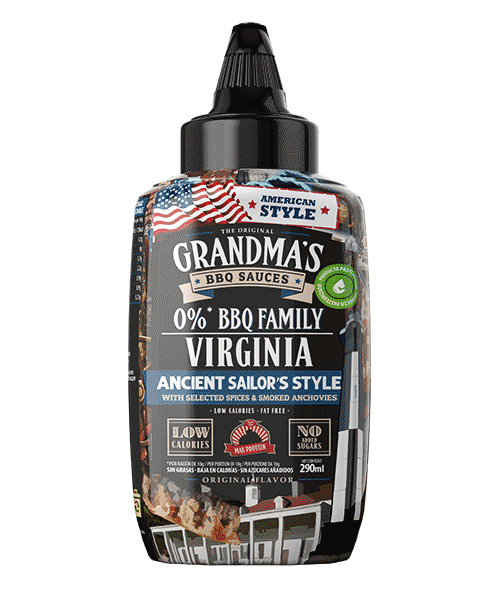 Max Protein Grandmas BBQ Sauces 290ml Virginia Ancient Sailors Style with Selected Spices & Smoked Anchovies