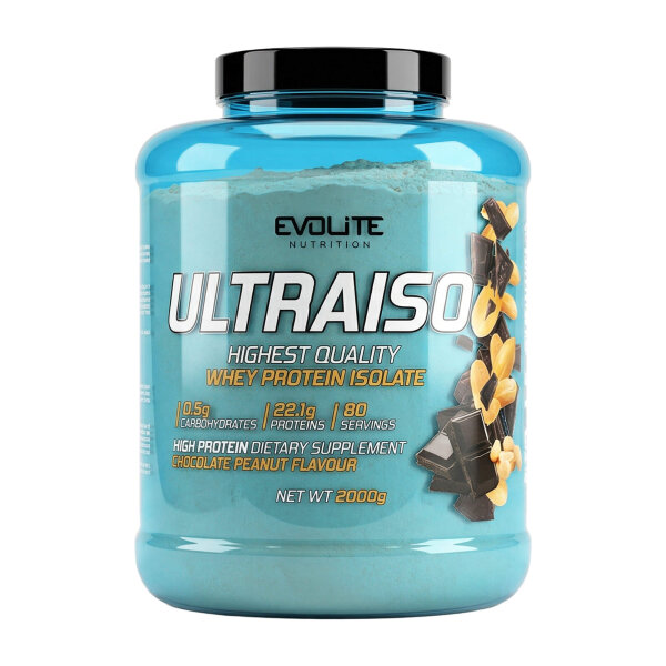 Evolite Nutrition Ultra Iso Whey New 2kg Chocolate Peanut