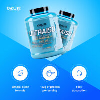 Evolite Nutrition Ultra Iso Whey New 2kg Natural