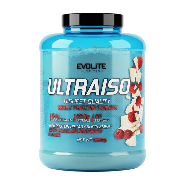 Evolite Nutrition Ultra Iso Whey New 2kg White Chocolate Raspberry