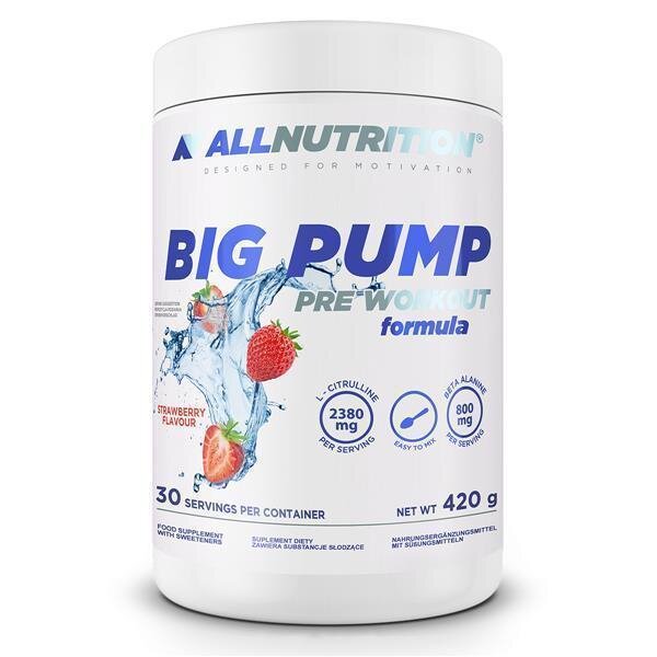 Allnutrition Big Pump Pre Workout Stimm Free 420g Cherry
