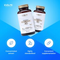 Evolite Nutrition Berberine HCL 60 Vege Caps