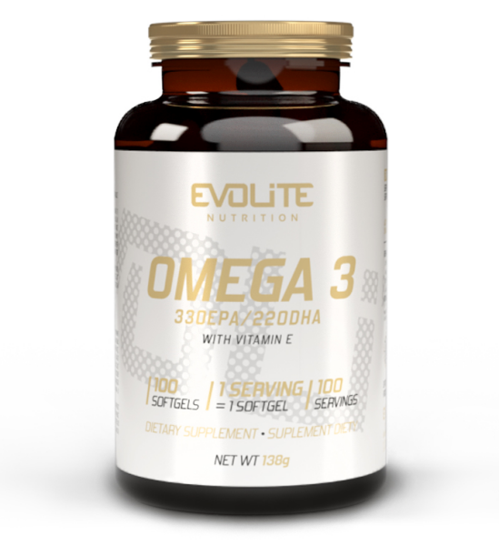 Evolite Nutrition Omega 3 330EPA/220DHA  100 Caps