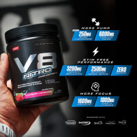 Vast Sports V8 Nitro Zero Caffeine 364g Peach Nectarine