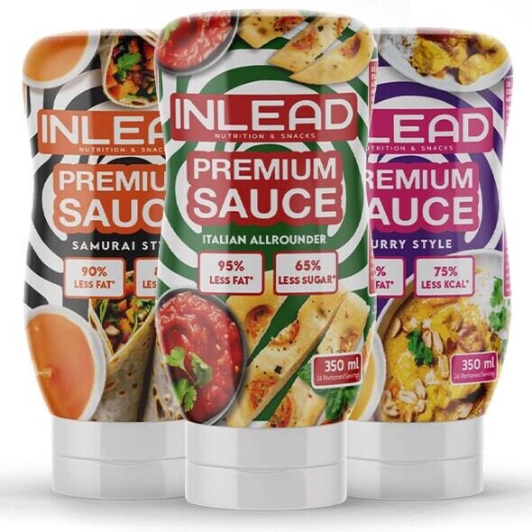Inlead Nutrition Premium Sauce 350ml Barbecue Style