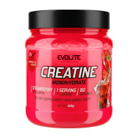 Evolite Nutrition Creatine Monohydrate 300g Strawberry