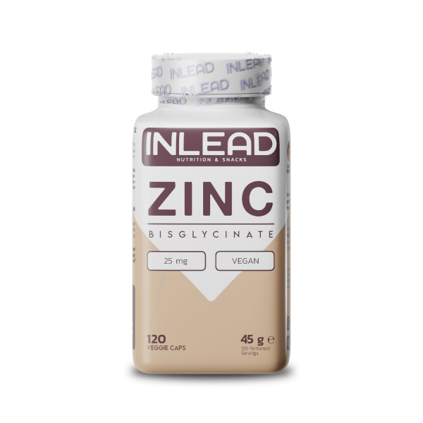 Inlead Nutrition Zinc Bisglycinate 120 Veggie Caps