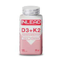 Inlead Nutrition Vitamin D3 + K2 + Magnesium 120 Veggie Caps