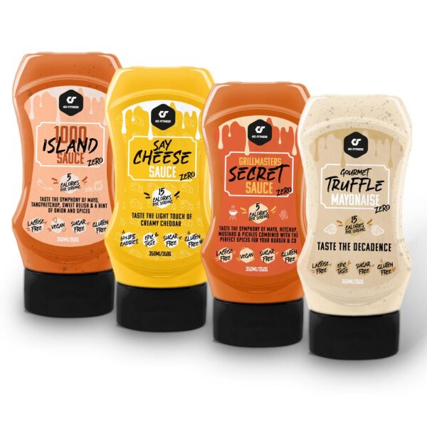 GoFitness Nutrition Zero Sauce 350ml 1000 Island