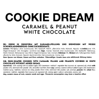 Inlead Nutrition Cookie Dream Caramel & Peanut 125 g-White Choc