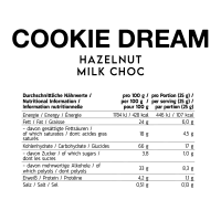 Inlead Nutrition Cookie Dream Hazelnut 128 g-Milk Choc