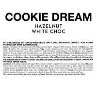 Inlead Nutrition Cookie Dream Hazelnut 128 g-White Choc