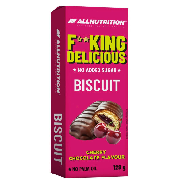 Allnutrition Fitking Delicious Biscuit 128g Cherry Chocolate