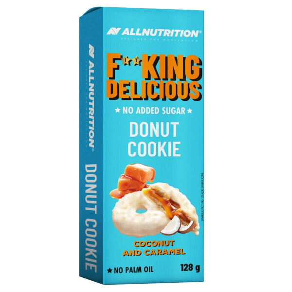 Allnutrition Fitking Delicious Donut Cookie 128g Coconut and Caramel