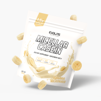 Evolite Nutrition Casein 1kg Banana Milkshake