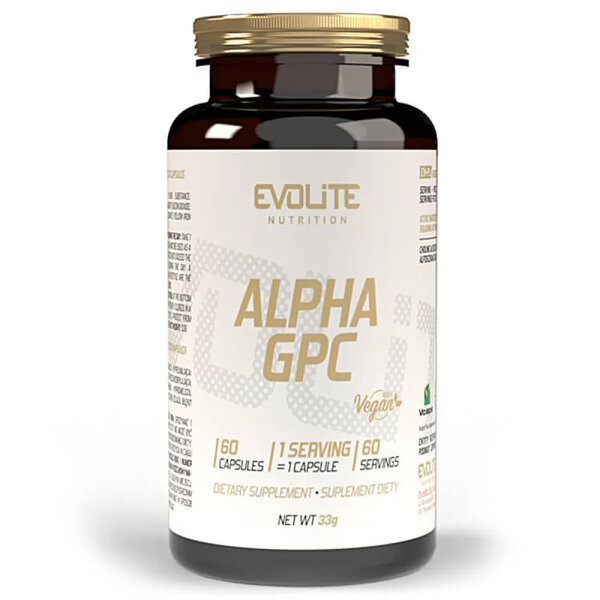 Evolite Nutrition Alpha GPC 300mg 60 Vege Caps