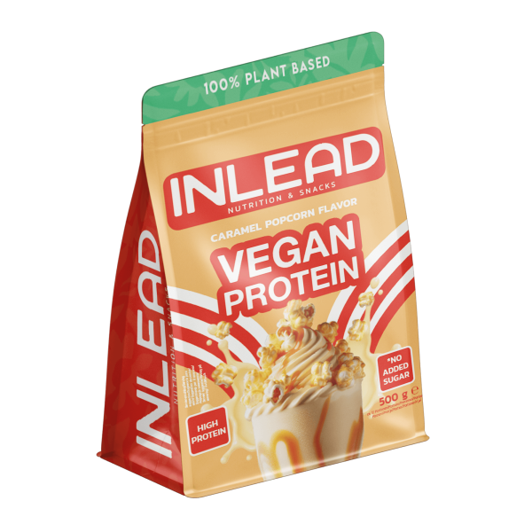 Inlead Nutrition Vegan Protein 500g Caramel Popcorn