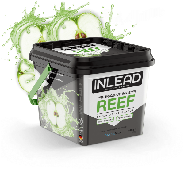 Inlead Nutrition Reef Pre-Workout 440g Green Apple