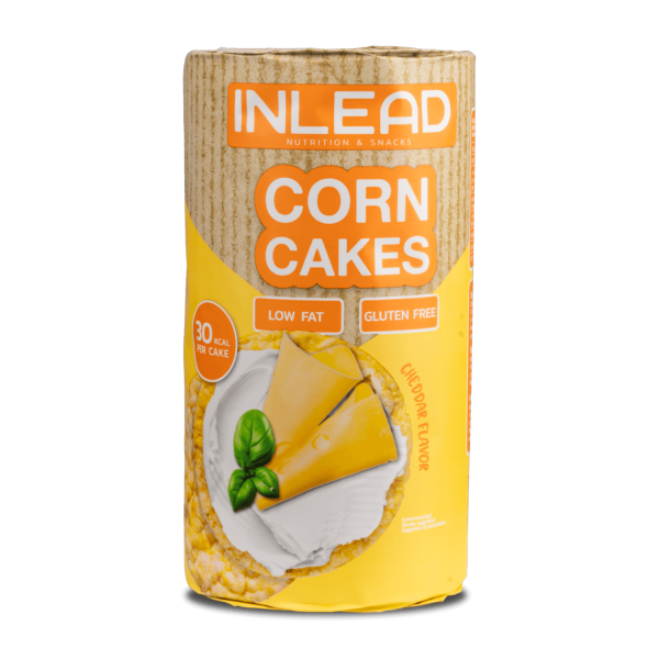 Inlead Nutrition Corn Cakes 120g Cheddar