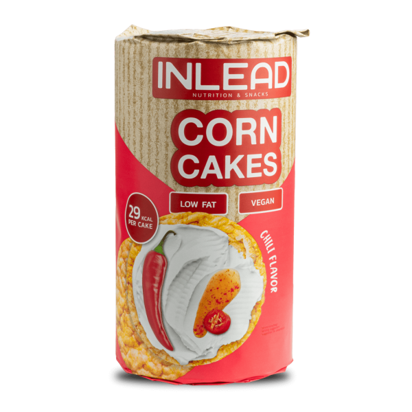 Inlead Nutrition Corn Cakes 120g Chili