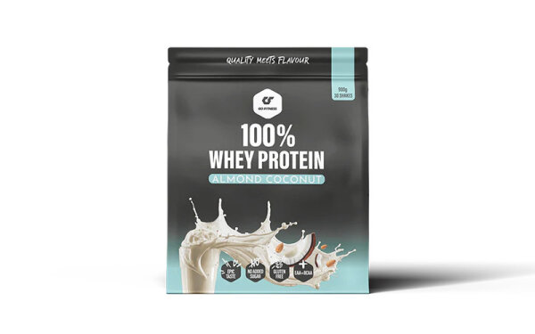 Gofitness Nutrition 100% Whey Protein 900g Almond Coconut