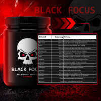 Black Focus Pro 3.0 400g Blue Raspberry