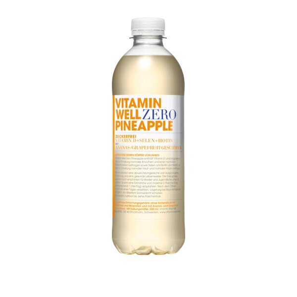 Vitamin Well Zero Pineapple 500ml