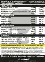 Genius Nutrition Warcry Pre 400g Electric Juice
