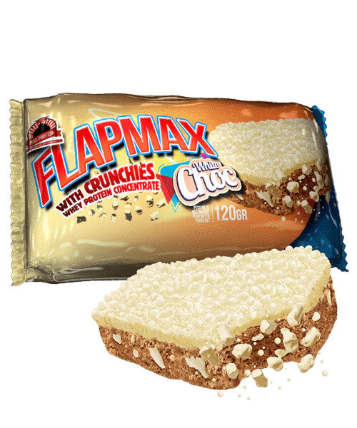 Max Protein Flapmax 120g White Choc