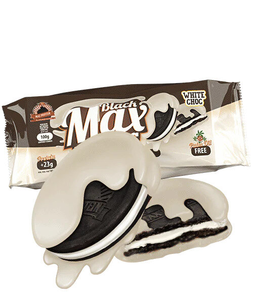 MAX Protein BlackMax Totalchoc 100g White Choc