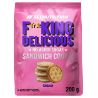 Allnutrition Fitking Delicious Sandwich Cookie 200g Cream