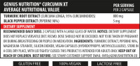 Genius Nutrition Curcumin-XT 90caps