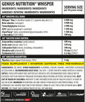 Genius Nutrition Whisper 400g caffein free