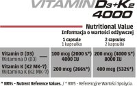 Human Code Vitamin D3+k2 4000 120caps