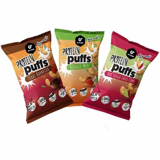 Gofitness Nutrition Protein Puffs 50g Salt and Vinegar