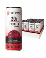 Torino 20g Protein Soft Drink 24x 330ml Raspberry Fizz