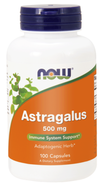 NOW Foods Astragalus 500 mg – 100 Kapseln