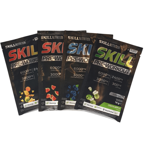 Skill Nutrition Pre-Workout 16g Blue Raspberry