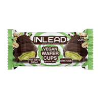 Inlead Nutrition Wafer Cups Vegan Pistachio Dark Choc 50 g