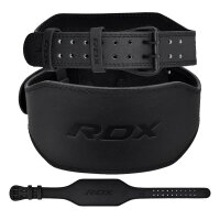 RDX Sports 6-Inch Leather Gym Belt
