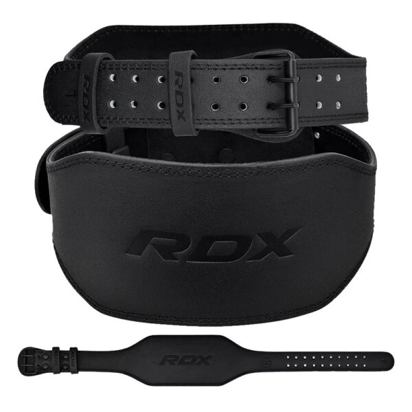 RDX Sports 6-Inch Leather Gym Belt S