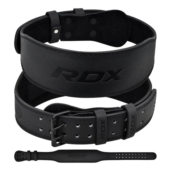 RDX Sports 4-Inch Leather Gym Belt
