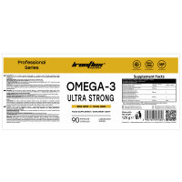 Iron Flex Omega 3 Ultra Strong 500mg EPA/250mg DHA -90 Kapseln